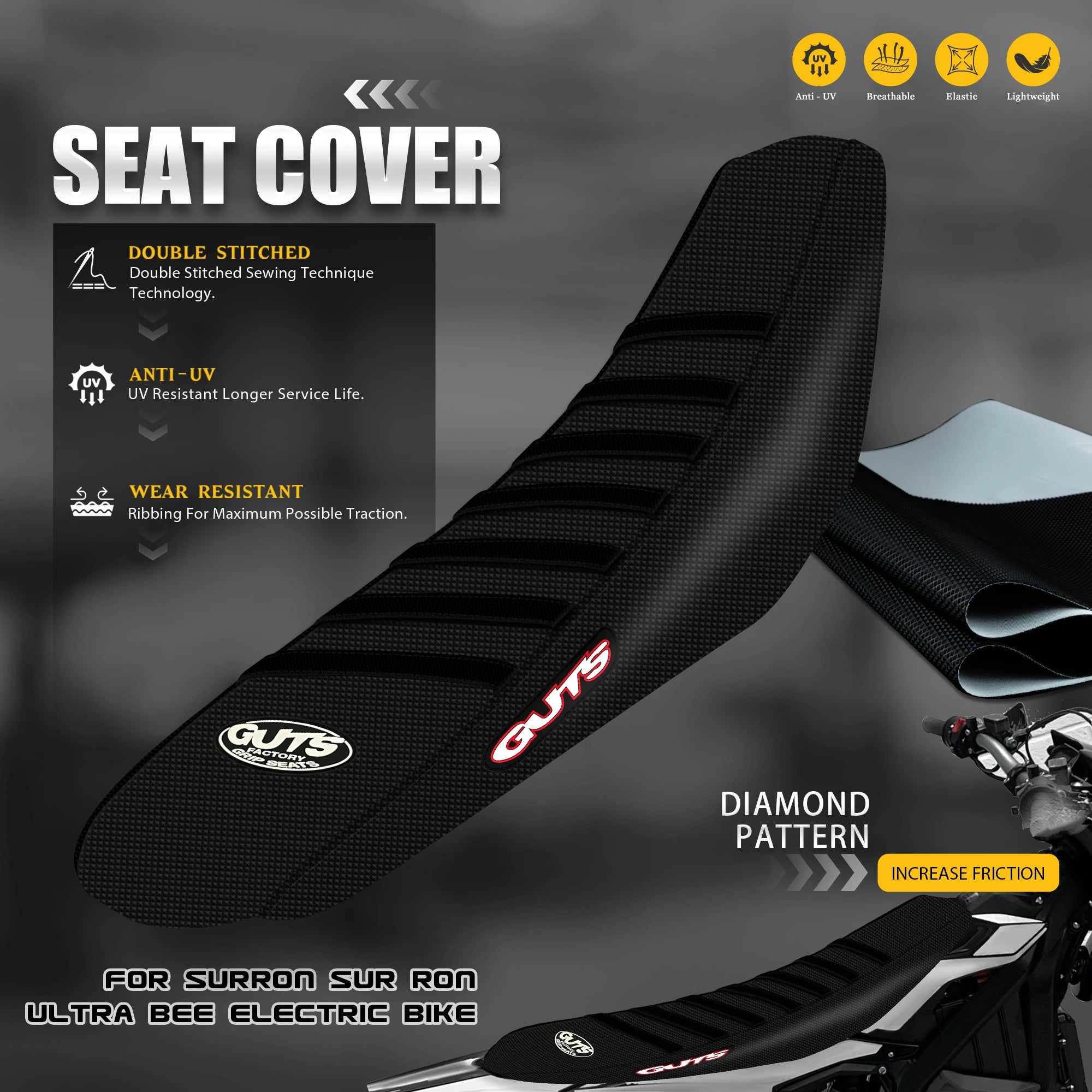 SPACE for SURRON Ultra Bee Motorcycle Seat Cushion Cover