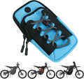 Ebike Phone Bag - Front Battery Frame Storage Pouch for Electric Dirt Bikes (Blue)