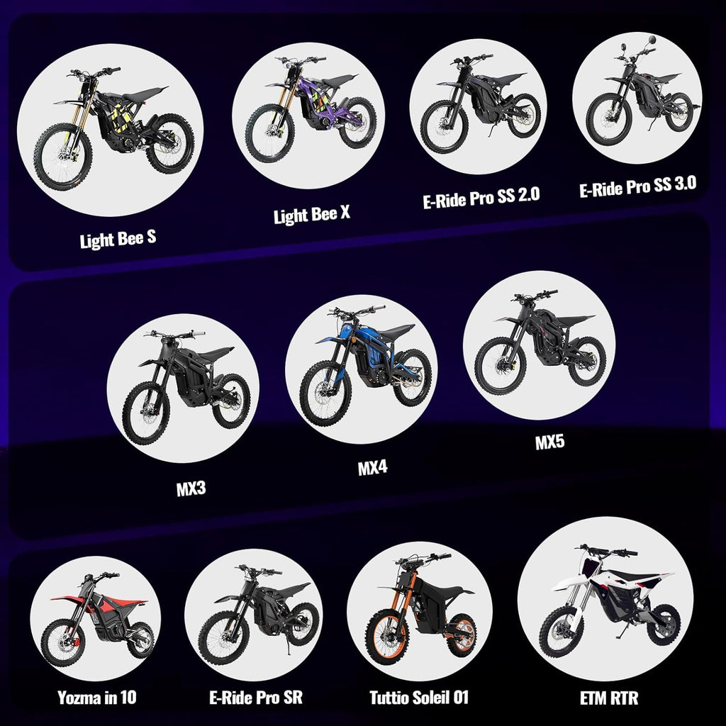 Front License Plate for Electric Dirt Bikes